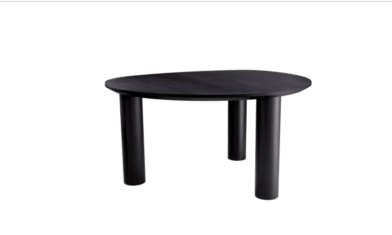 LOMBARDO DINING TABLE in Black Veneer by Eichholtz image 4