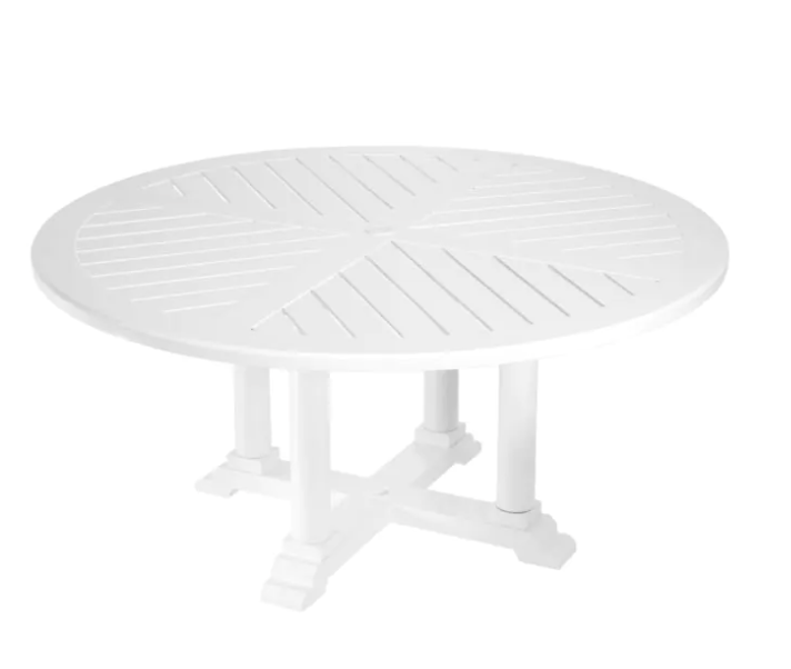 BELL RIVE DINING TABLE - L in White image 1