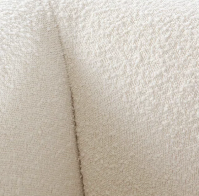 IVORY BOUCLÉ SOFA image 6