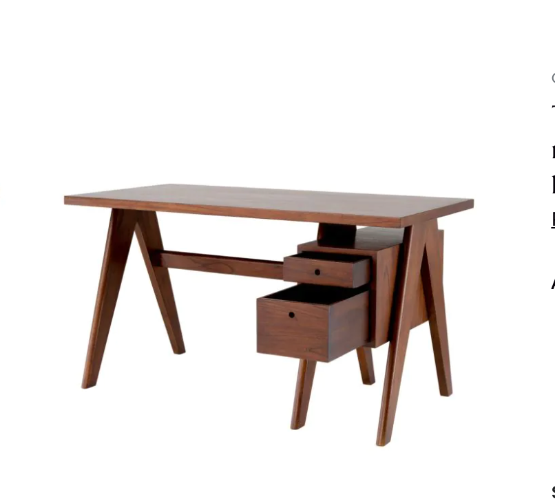 JULLIEN DESK in Classic Brown image 2