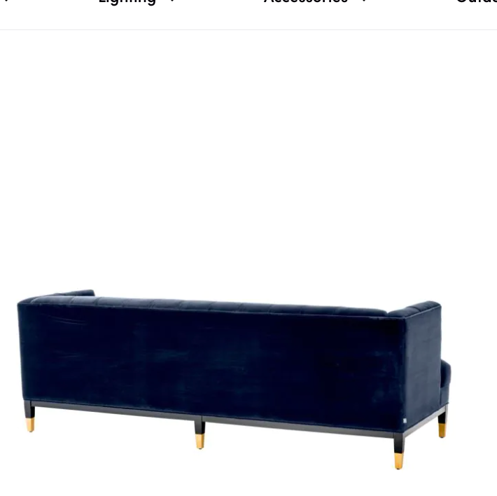 CASTELLE SOFA in Savona Midnight Blue image 6